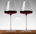 Vidro artesanal de vinho tinto, cristal ultrafino, cálice de Borgonha Bordeaux, arte da barriga grande, copo de degustação, champanhe, original