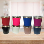 Copo Térmico Inox 200ml com Tampa Acrílica Vedada