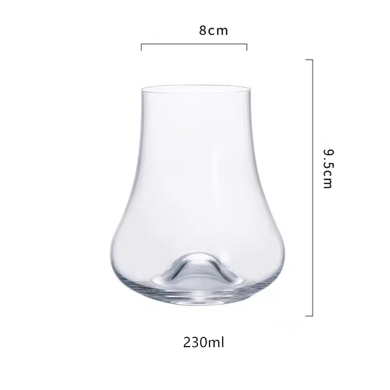 Côncavo fundo Copita nariz vidro, uísque, snifer, cheiro degustação copo, reunir aroma, brandy, licor copos de vinho, design famoso