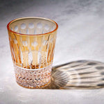 Estilo checo mão corte de vidro colorido barware hock copos de vinho esculpir lótus champanhe vidro highball copo cocktail suco de uísque