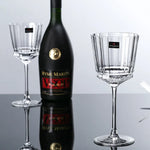 Cristal De Ondulação Transparente, Óculos De Champanhe Nórdicos, Cálice Doméstico, Copo De Vinho Tinto, Copo De Casamento, Presentes De Natal