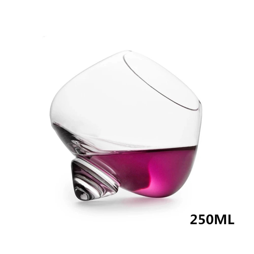Copos de Vinho Stemless, Copos para Vinho Tinto ou Branco, Spinning Aerating Glasses para Whisky Champagne Cocktail e Cocktail