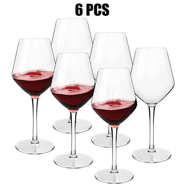MICHLEY-Copo de vinho plástico Tritan inquebrável, Piquenique Set, Reutilizável, Luxo para Festa, Térmicas, Exterior, Máquina de lavar louça, Vidro, 2 Pcs, 4 Pcs, 6Pcs