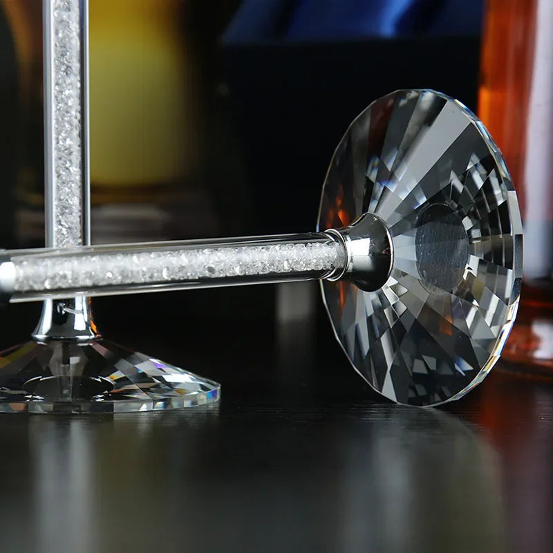 Vidro De Vinho De Casamento Criativo, Copo Único, Flautas De Champanhe, Presente De Festa Cristalina, Vidro De Brinde, Cálice De Cristal Aniversário