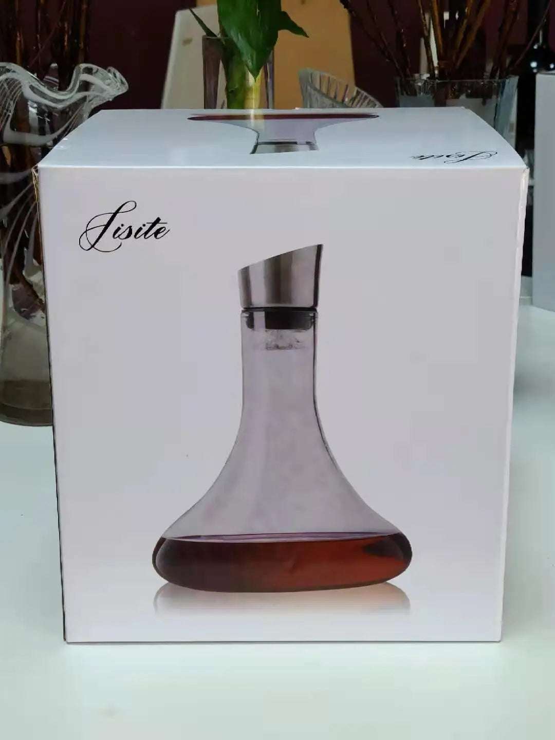 Garrafa de vinho tinto com aerador embutido, cristal sem chumbo, Decanter rápido, acessórios para vinho