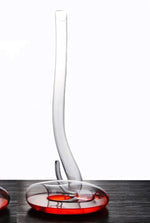 Decantador de vidro transparente em forma de cobra, pote de vinho criativo, flagon, hotel, bar, casa, cozinha, suprimentos de decoração, 1,1 L, 2L