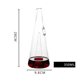 Pirâmide Cachoeira Vinho Tinto Pourer Vidro, Brandy Decanter, Jarro, Bar Garrafa De Água De Champanhe, Drinking Glasses Gifts, 350 750ml