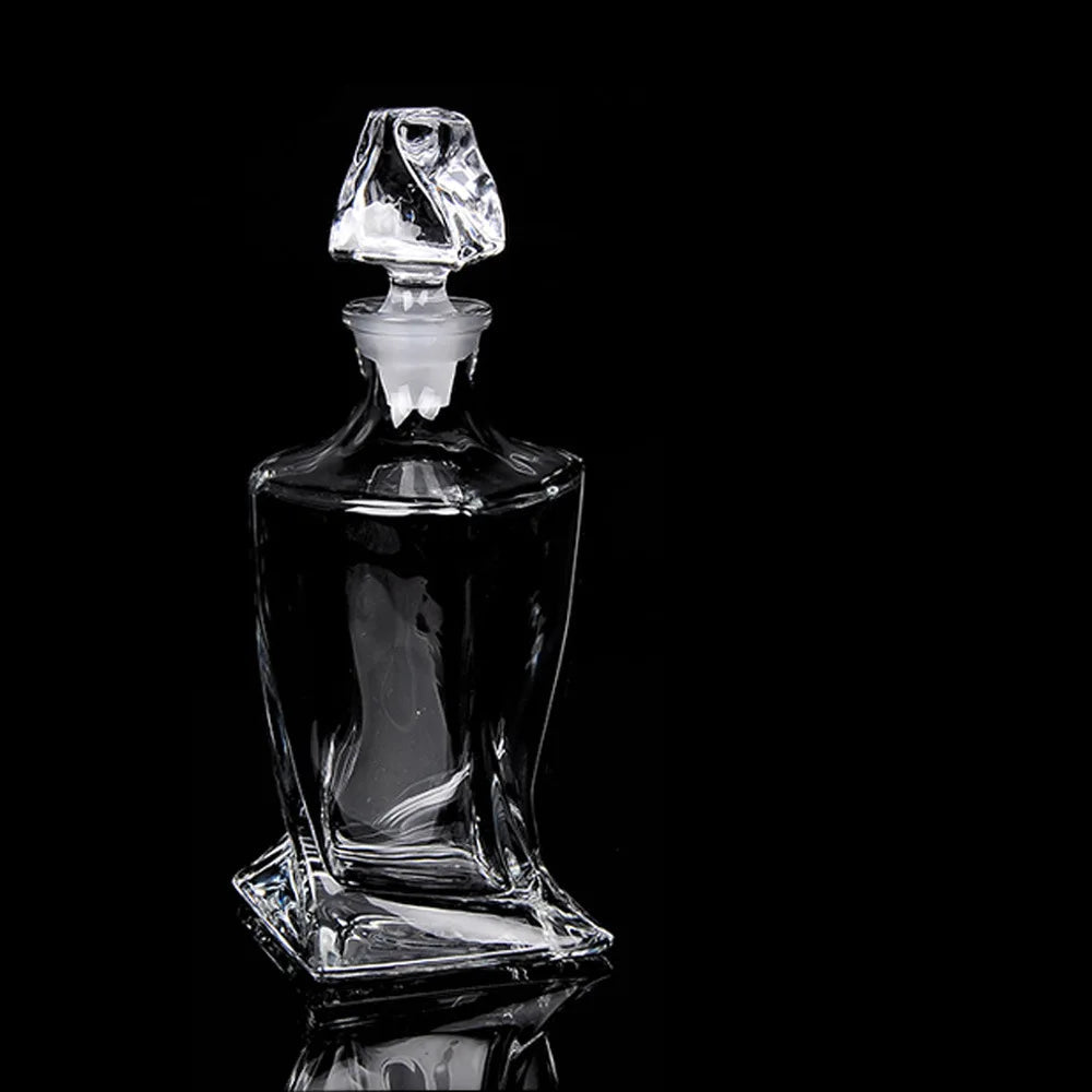 Garrafa De Vidro De Cristal Com Tampa, Garrafa De Vinho Tinto, Garrafa De Vinho Estrangeiro, Garrafa De Uísque, Acessórios para Bar, Creative Home Bars