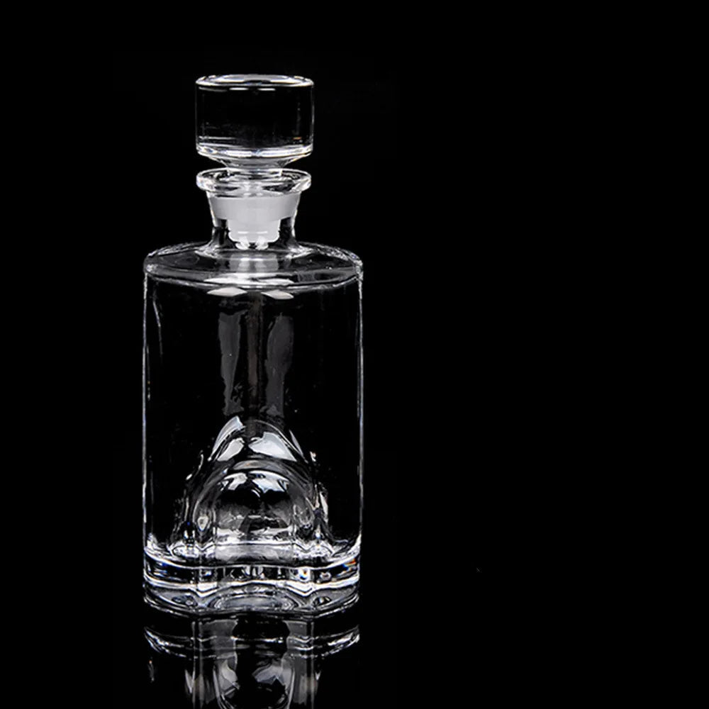 Garrafa De Vidro De Cristal Com Tampa, Garrafa De Vinho Tinto, Garrafa De Vinho Estrangeiro, Garrafa De Uísque, Acessórios para Bar, Creative Home Bars