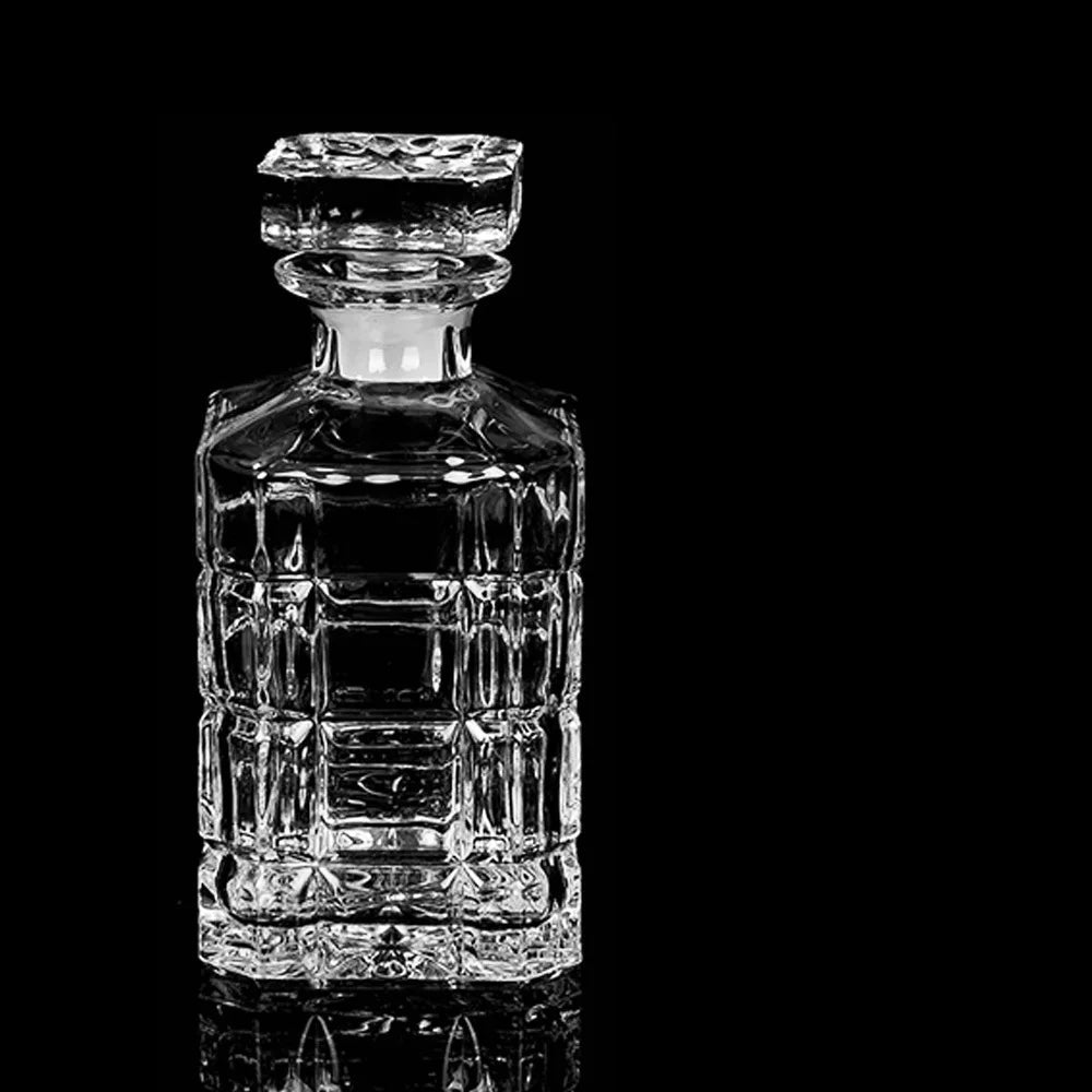 Garrafa De Vidro De Cristal Com Tampa, Garrafa De Vinho Tinto, Garrafa De Vinho Estrangeiro, Garrafa De Uísque, Acessórios para Bar, Creative Home Bars