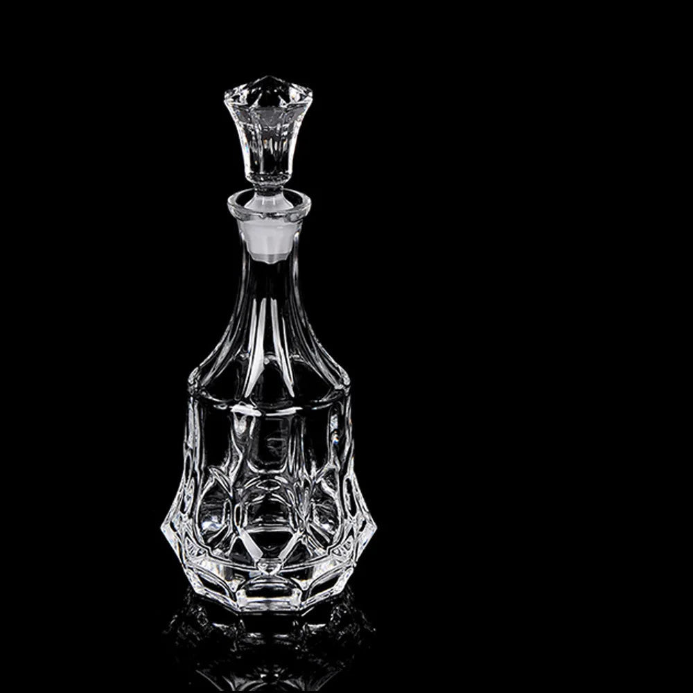 Garrafa De Vidro De Cristal Com Tampa, Garrafa De Vinho Tinto, Garrafa De Vinho Estrangeiro, Garrafa De Uísque, Acessórios para Bar, Creative Home Bars