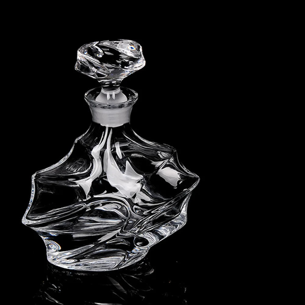 Garrafa De Vidro De Cristal Com Tampa, Garrafa De Vinho Tinto, Garrafa De Vinho Estrangeiro, Garrafa De Uísque, Acessórios para Bar, Creative Home Bars