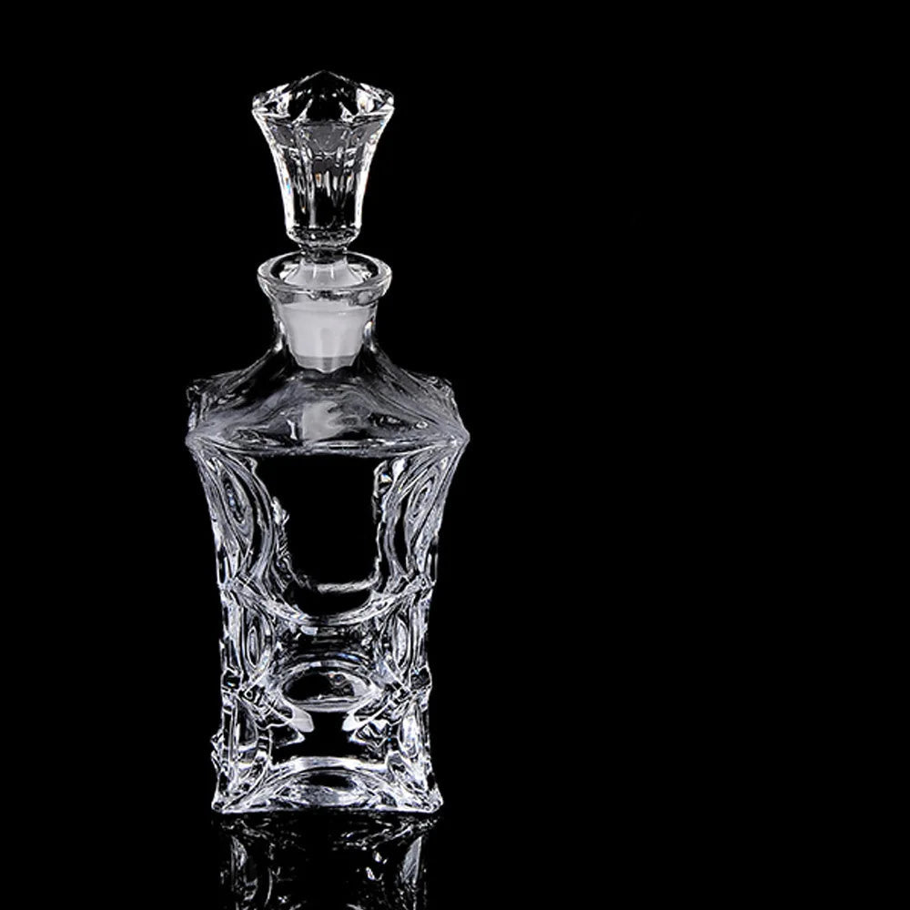 Garrafa De Vidro De Cristal Com Tampa, Garrafa De Vinho Tinto, Garrafa De Vinho Estrangeiro, Garrafa De Uísque, Acessórios para Bar, Creative Home Bars