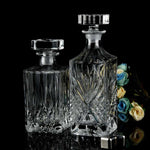 Garrafa De Vidro De Cristal Com Tampa, Garrafa De Vinho Tinto, Garrafa De Vinho Estrangeiro, Garrafa De Uísque, Acessórios para Bar, Creative Home Bars