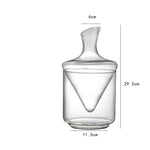 Conjunto De Garrafa De Vinho De Vidro De Cristal, Alto Grau, Balde De Gelo Decanter, Separador De Vinho, Champanhe, Uísque, Família, Bar, 1000ml