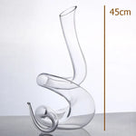 1400ml enrolamento cobra decanter vinho titular sem chumbo cristal modelo serpente de vidro aerador vinho festa barware arte decoração restaurante