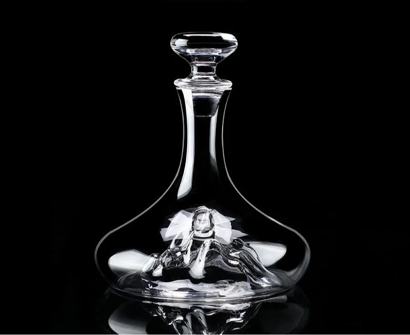 Aerador rápido do vinho do vidro, Filtro de vinho tinto, Creative Wine Dispenser, Luxo acessível, Cachoeira para casa, Europeu