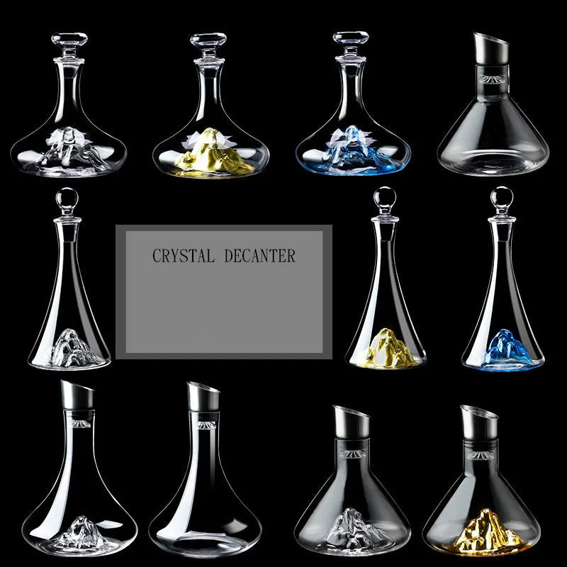 Aerador rápido do vinho do vidro, Filtro de vinho tinto, Creative Wine Dispenser, Luxo acessível, Cachoeira para casa, Europeu