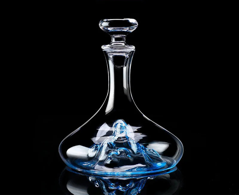 Aerador rápido do vinho do vidro, Filtro de vinho tinto, Creative Wine Dispenser, Luxo acessível, Cachoeira para casa, Europeu