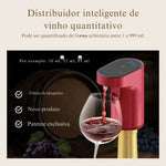 Bomba elétrica automática sem toque para bebidas, uísque, dispensador de bebidas alcoólicas