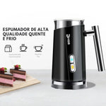 DEVISIB automático leite frother elétrico quente e frio para fazer latte cappuccino café frothing foamer utensílios de cozinha 220v