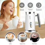 DEVISIB automático leite frother elétrico quente e frio para fazer latte cappuccino café frothing foamer utensílios de cozinha 220v