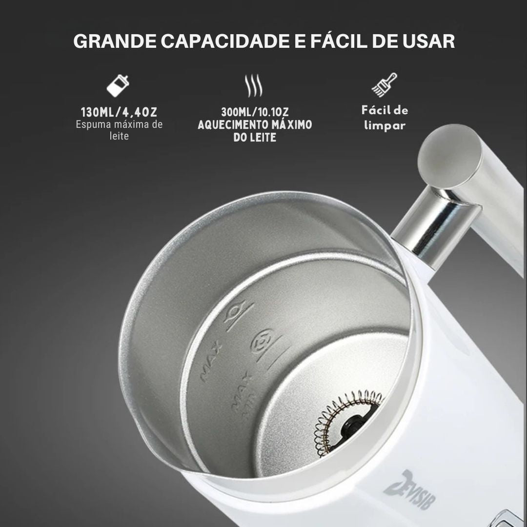 DEVISIB automático leite frother elétrico quente e frio para fazer latte cappuccino café frothing foamer utensílios de cozinha 220v