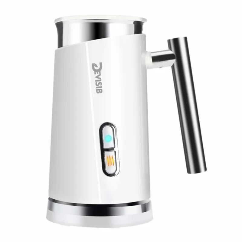 DEVISIB automático leite frother elétrico quente e frio para fazer latte cappuccino café frothing foamer utensílios de cozinha 220v