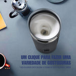 Espumador elétrico automático de leite, frio e quente, efeito duplo, máquina de espuma multifunções, cappuccino e chocolate, 220V, 500W