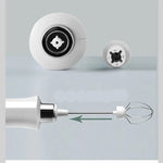 Portátil recarregável elétrica leite Frother, espuma Maker, Handheld Foamer, altas velocidades, misturador de bebidas, café espumando Wand, 3 em 1