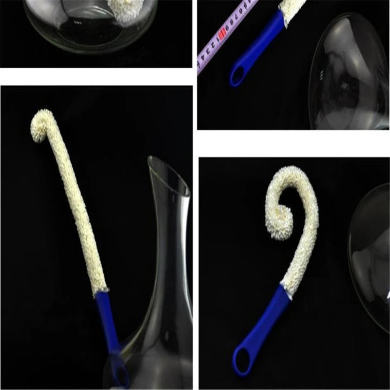 Multi-função Longa Escova De Limpeza Decanter Garrafa De Espuma Bar De Vidro De Vinho Limpador De Cozinha Flexível, macio, longo Escova De Copo De Limpeza