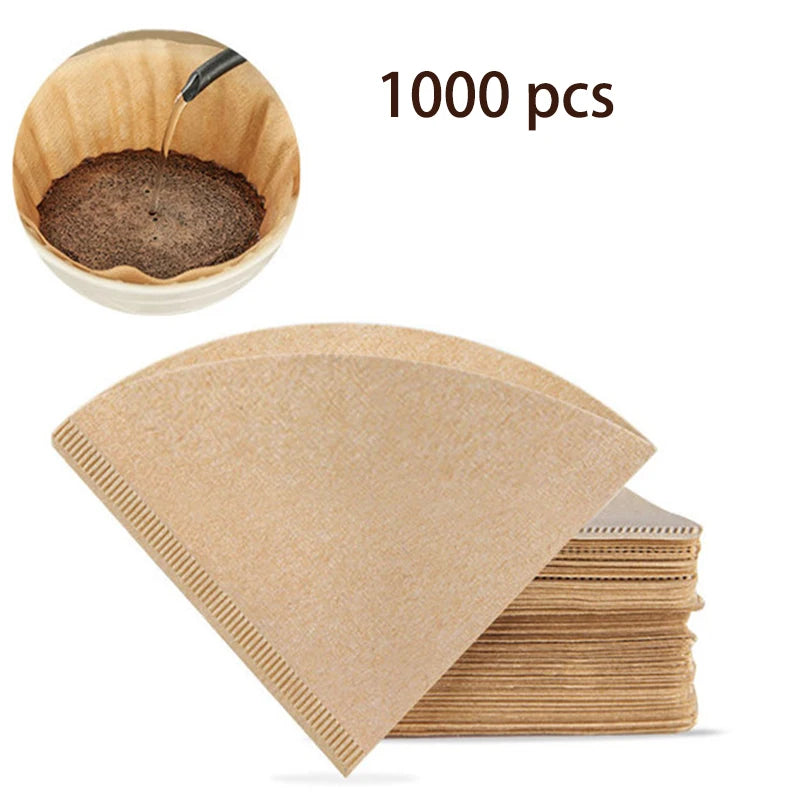 ICafilas-Papel filtro de café em forma de V, Cone para gotejador em forma de V, copos Espresso, ferramentas Drip