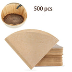 ICafilas-Papel filtro de café em forma de V, Cone para gotejador em forma de V, copos Espresso, ferramentas Drip