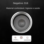 Garrafa de água térmica de aço inoxidável, Mantenha térmica fria e quente para água chá e café, Frascos de vácuo, 1L