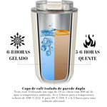 D13 copo garrafa térmica caneca de café branco leitoso garrafa térmica do carro garrafa de água viagem garrafa de vácuo de aço inoxidável beber jarro