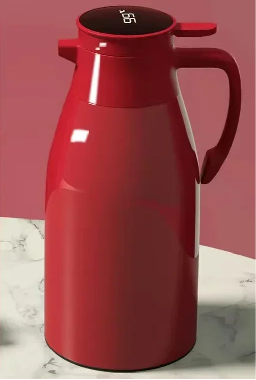 garrafa termica Xiaomi 2L garrafa termica cafe garrafa térmica de água Coffee Thermos Household Digital Display Glass Liner Vacuum Frascos Garrafa De Água De Grande Capacidade Cozinha Chaleira Térmica