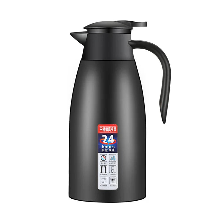 Xiaomi 2l garrafa de café térmica frascos de vácuo de aço inoxidável escritório café quente garrafa térmica isolamento chaleira água quente pote térmico