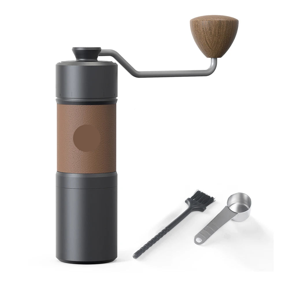 Icaafilas atualização manual moedor de café profissional 420 aço inoxidável 7 núcleo rebarbas moedor de grãos de café artesanal ferramentas de café