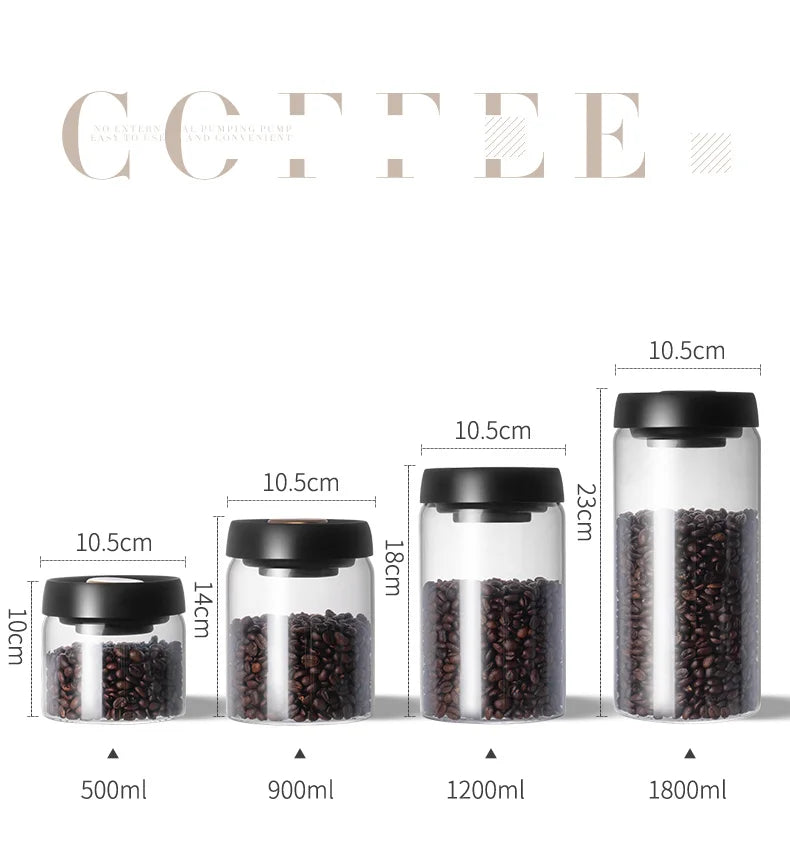 Pote Hermético de Vidro para Café - Casa Terroir