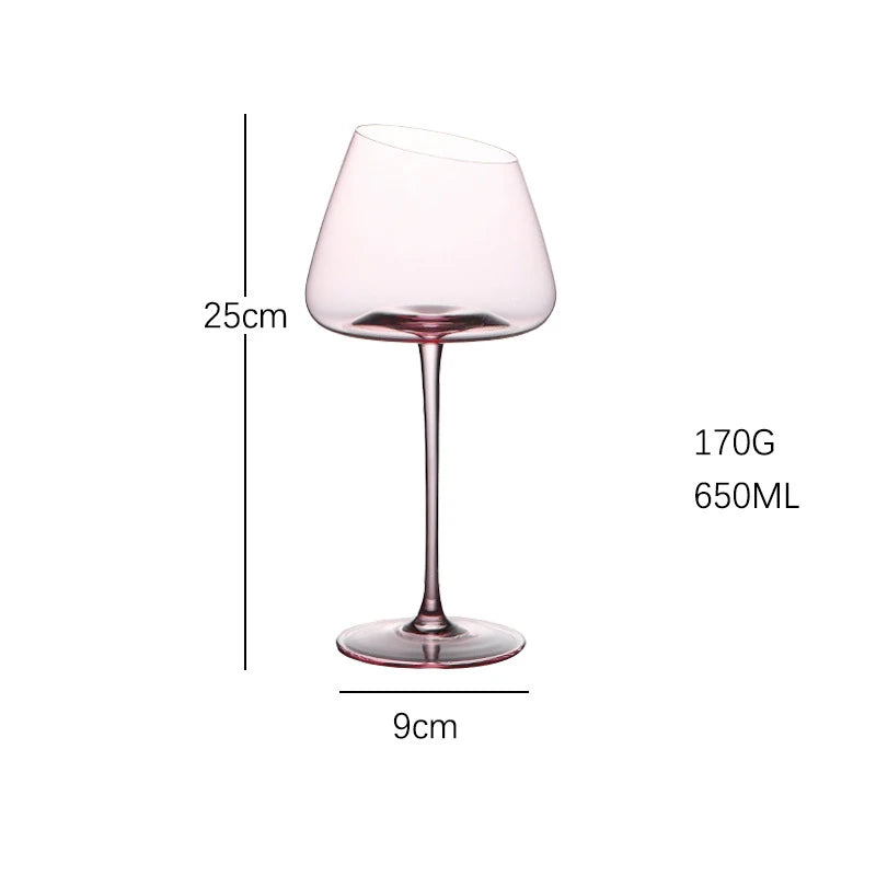 2 peças copo de vinho artesanal vidro de vinho tinto arte grande barriga degustação copo ultra-fino cristal borgonha bordeaux taça copos de vidro