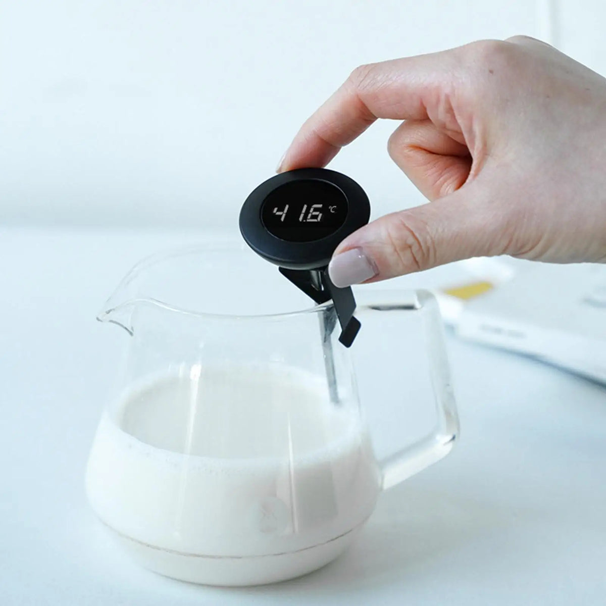 Timemore-Little T Thermo Termômetro Digital, Thermo Detertor, termômetro portátil, ferramentas de café Thermome, Art Maker, café Latte, Q1T3