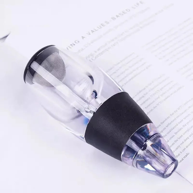 Vinho tinto profissional Decanter Pourer com filtro Stand titular, Vodka Quick Air Aerator, Home Dining Bar Essential Set