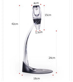 Vinho tinto profissional Decanter Pourer com filtro Stand titular, Vodka Quick Air Aerator, Home Dining Bar Essential Set