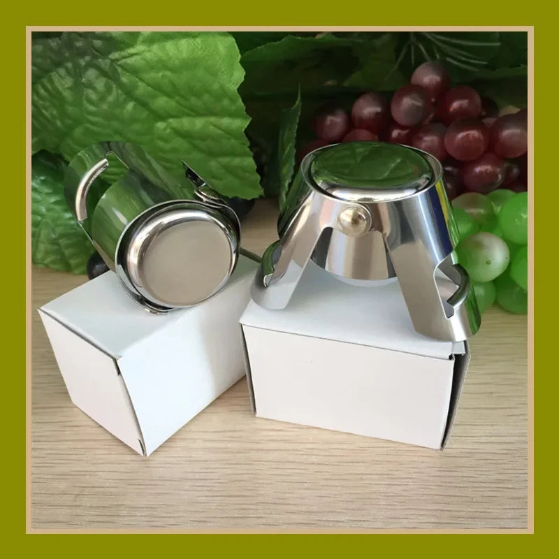 Rolha de garrafa de champanhe, rolha de aço inoxidável espumante, para garrafa de vinho, uva, selador a vácuo, garrafa de licor, rolha de fluxo, barra, 1 peça