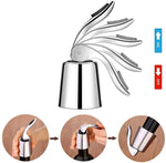 Aço inoxidável Konco-Rolha De Garrafa De Vinho, selador a vácuo reutilizável, Silicone Plug para Retain Wine Freshnes