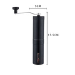 Moedor de café em aço inoxidável Moedor de mão manivela ajustável Ferramenta de acessórios de cozinha