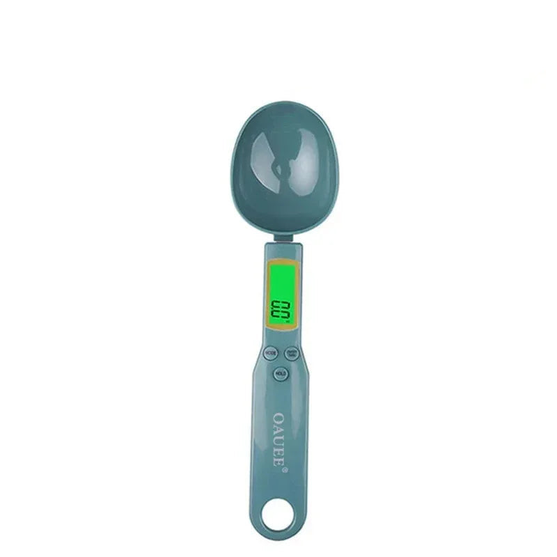 Mini Balança de Colher de Cozinha Digital, Balança Eletrônica LCD, Ferramenta de Medição de Peso para Café Leite, 0.1 a 500g