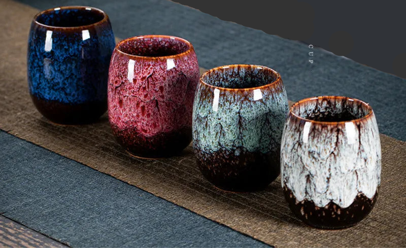 Conjunto De Canecas De Cerâmica, Xícara De Expresso De Porcelana, Xícara De Chá Criativa Em Casa, Pacote De Caixa, 175ml