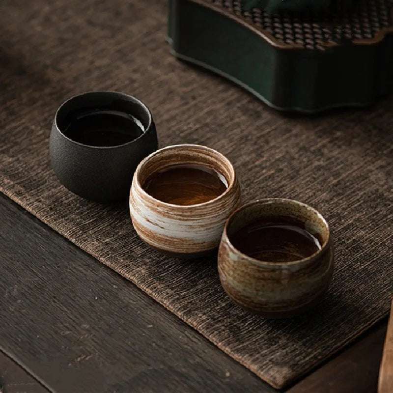 Handmade xícara de chá cerâmica porcelana tigela, café expresso copos cerâmica caneca, chá da tarde canecas, atacado, 1pc