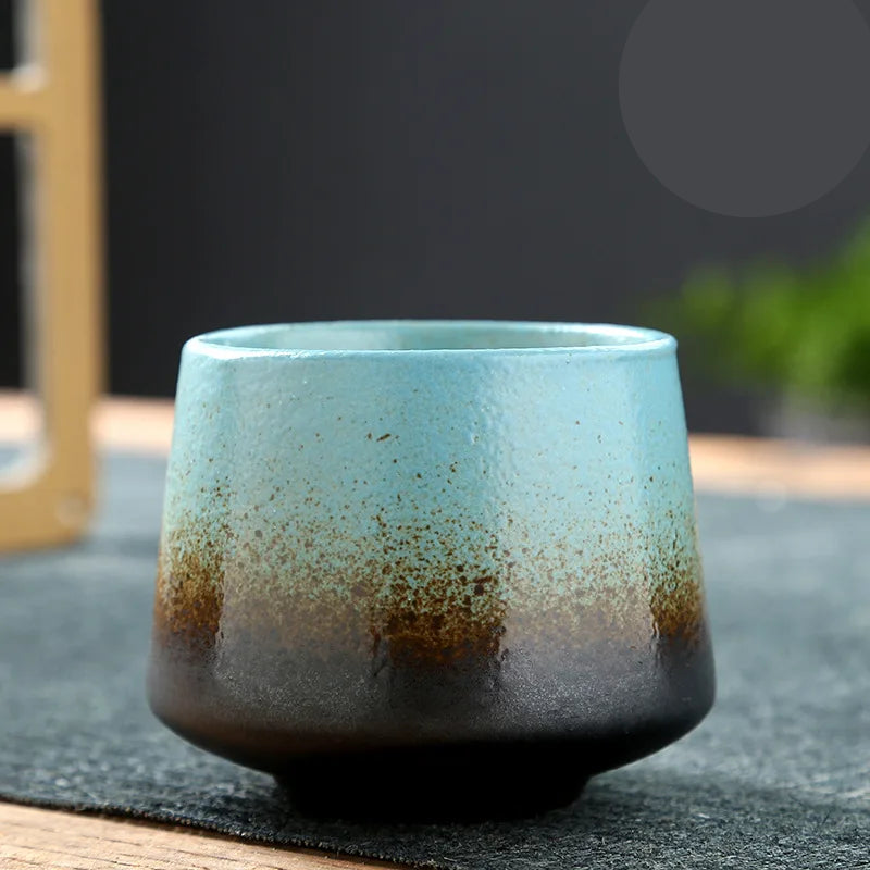 Xícara de café cerâmica grossa vintage, Copo único bebendo do agregado familiar, Cozinhar copos de chá ao redor do fogão